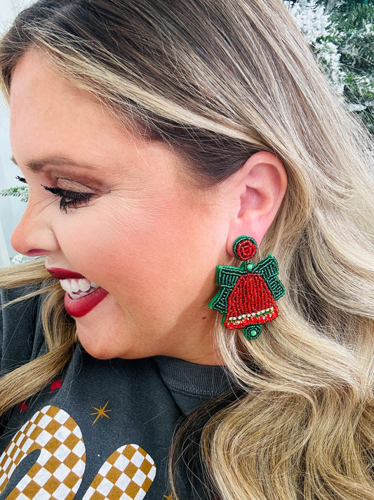 Jingle All The Way Bell Earrings