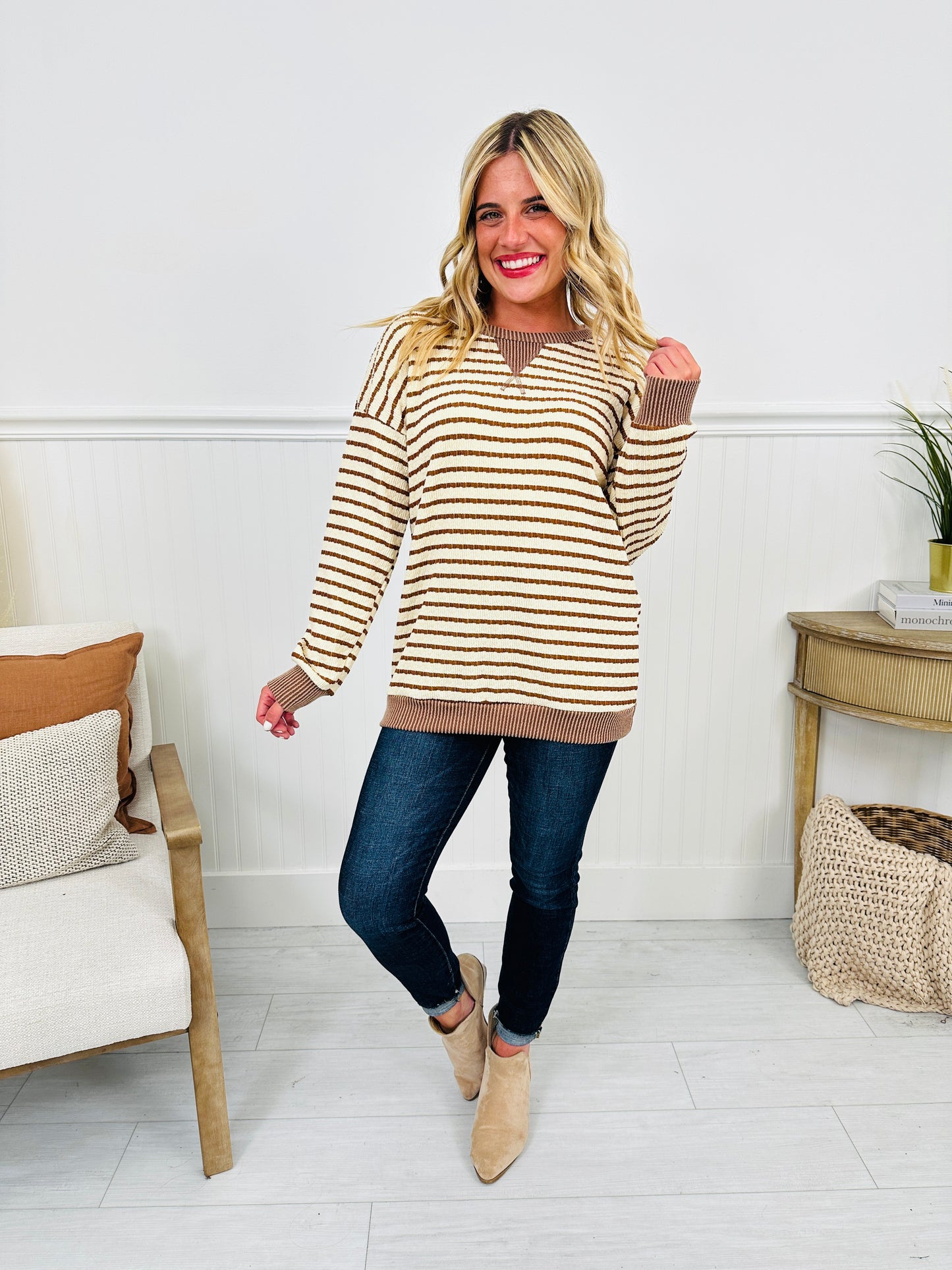 Sincerely Striped Top- Multiple Colors!