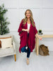 Sunday Sway Cardigan in Maroon