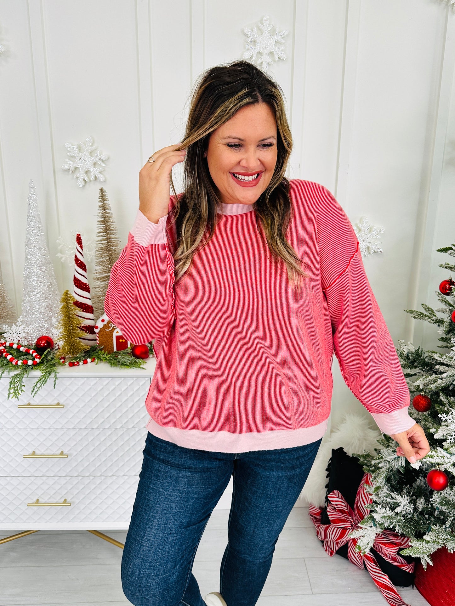 Peppermint Wishes Sweater