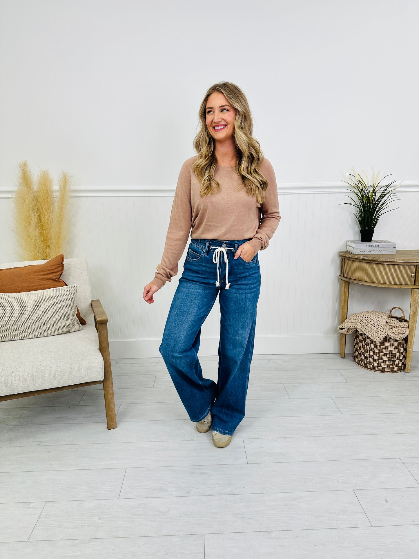 MOCO Exclusive Pull it Together Tummy Control Wide Leg Jogger Pants