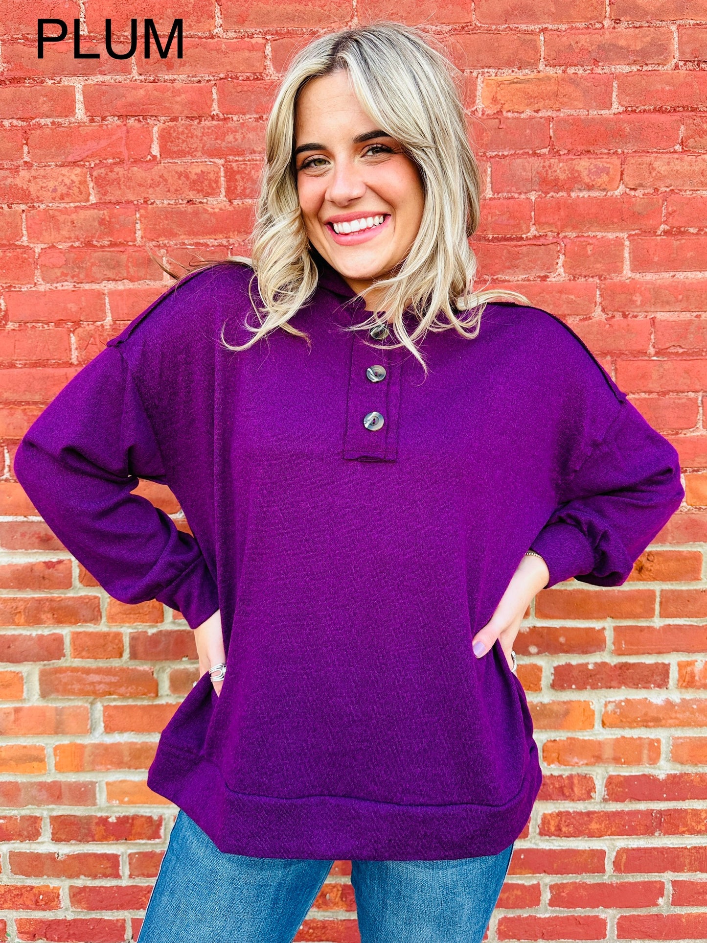 Fall Harvest Hoodie Top--Multiple Colors!