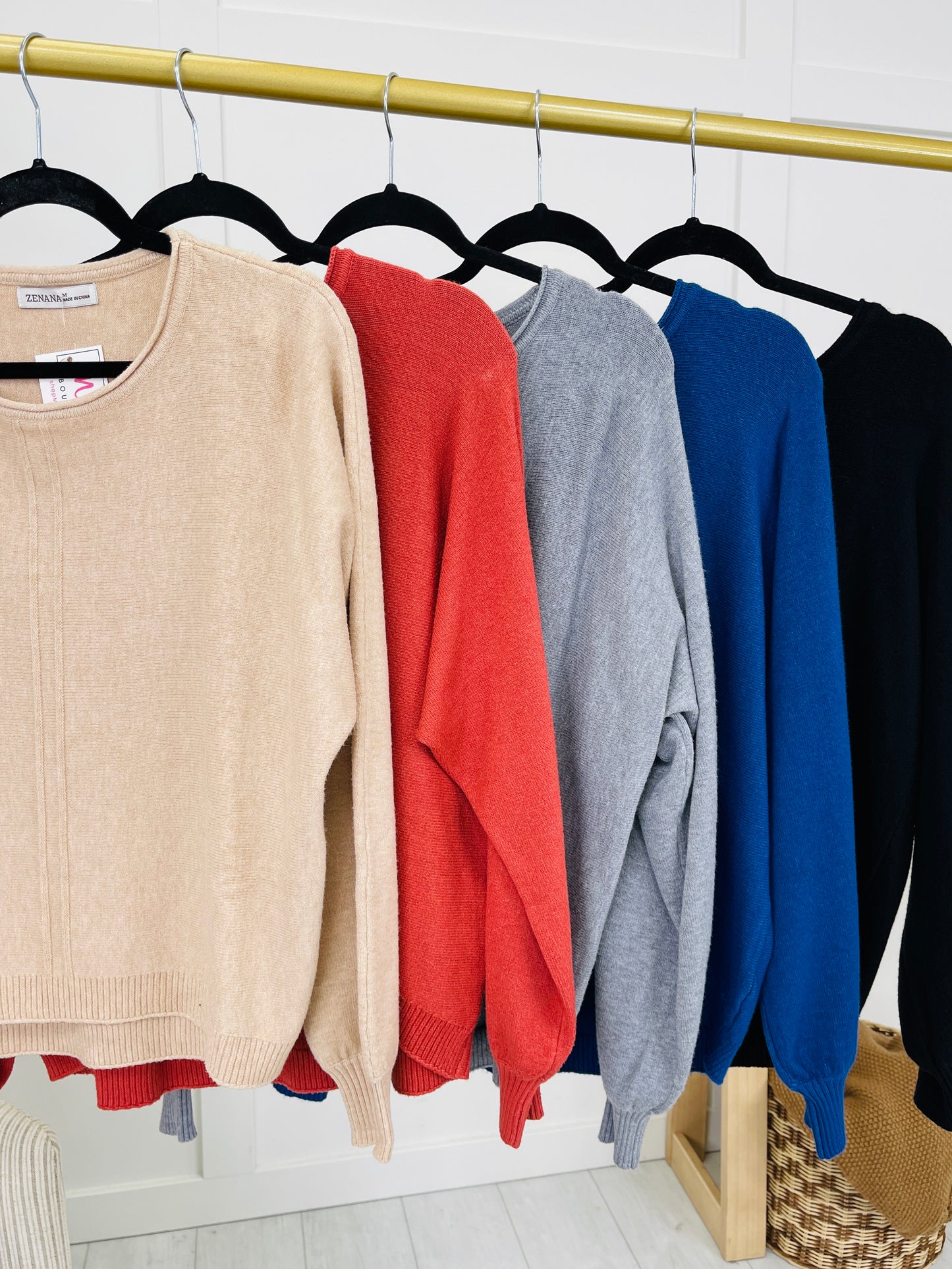 DOORBUSTER! Snug Chapter Sweater- Multiple Colors!