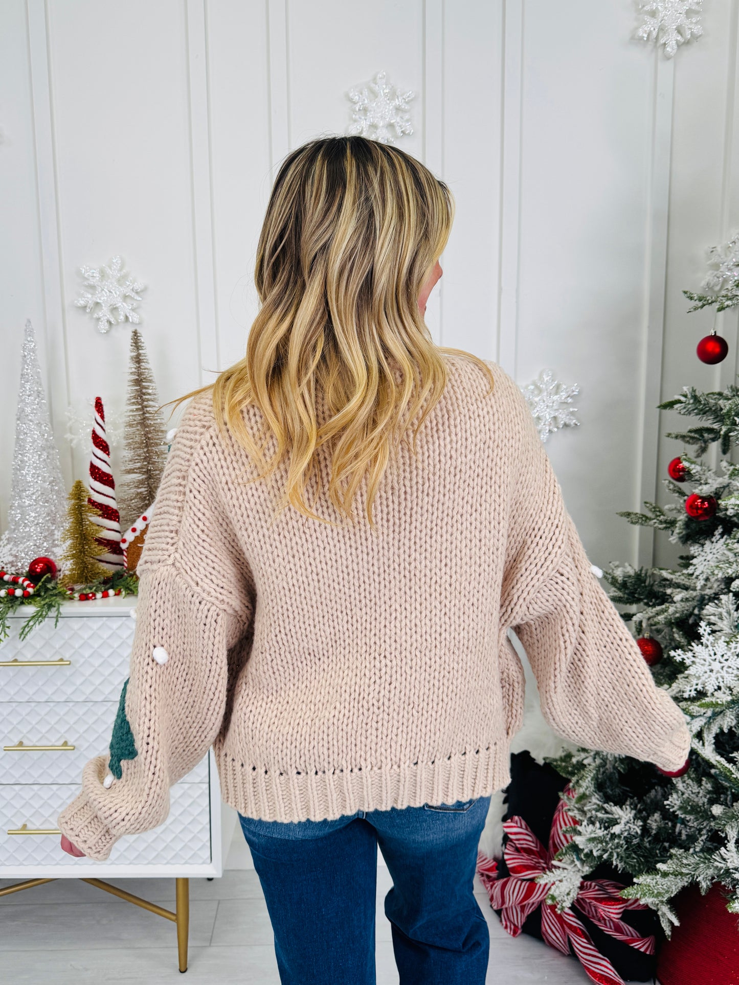 Santa Stop Here Cardigan