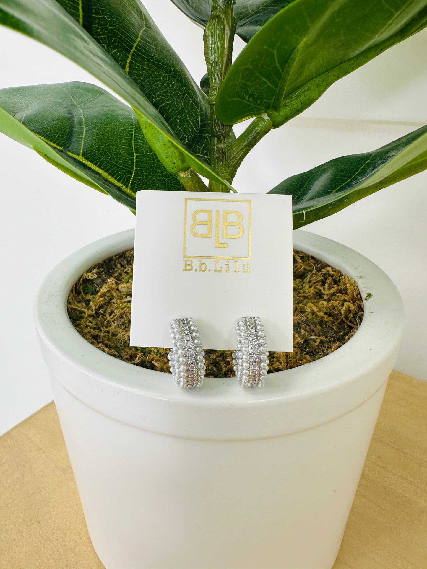 Pearl Radiance Hoops- Multiple Colors!