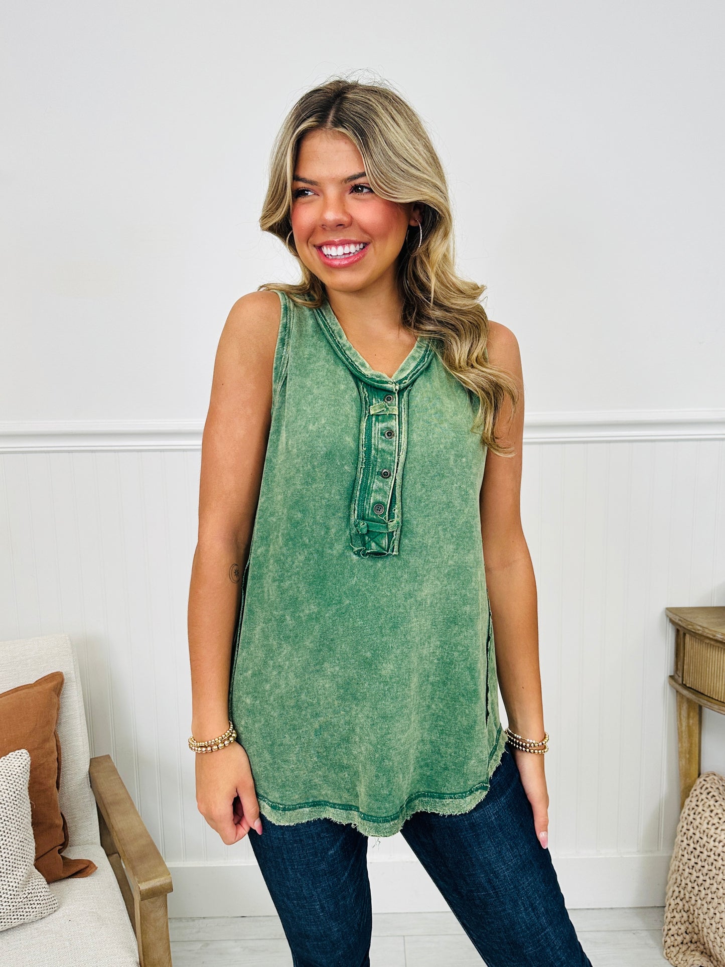 DOORBUSTER! After The Rush Tank Top- Multiple Colors!