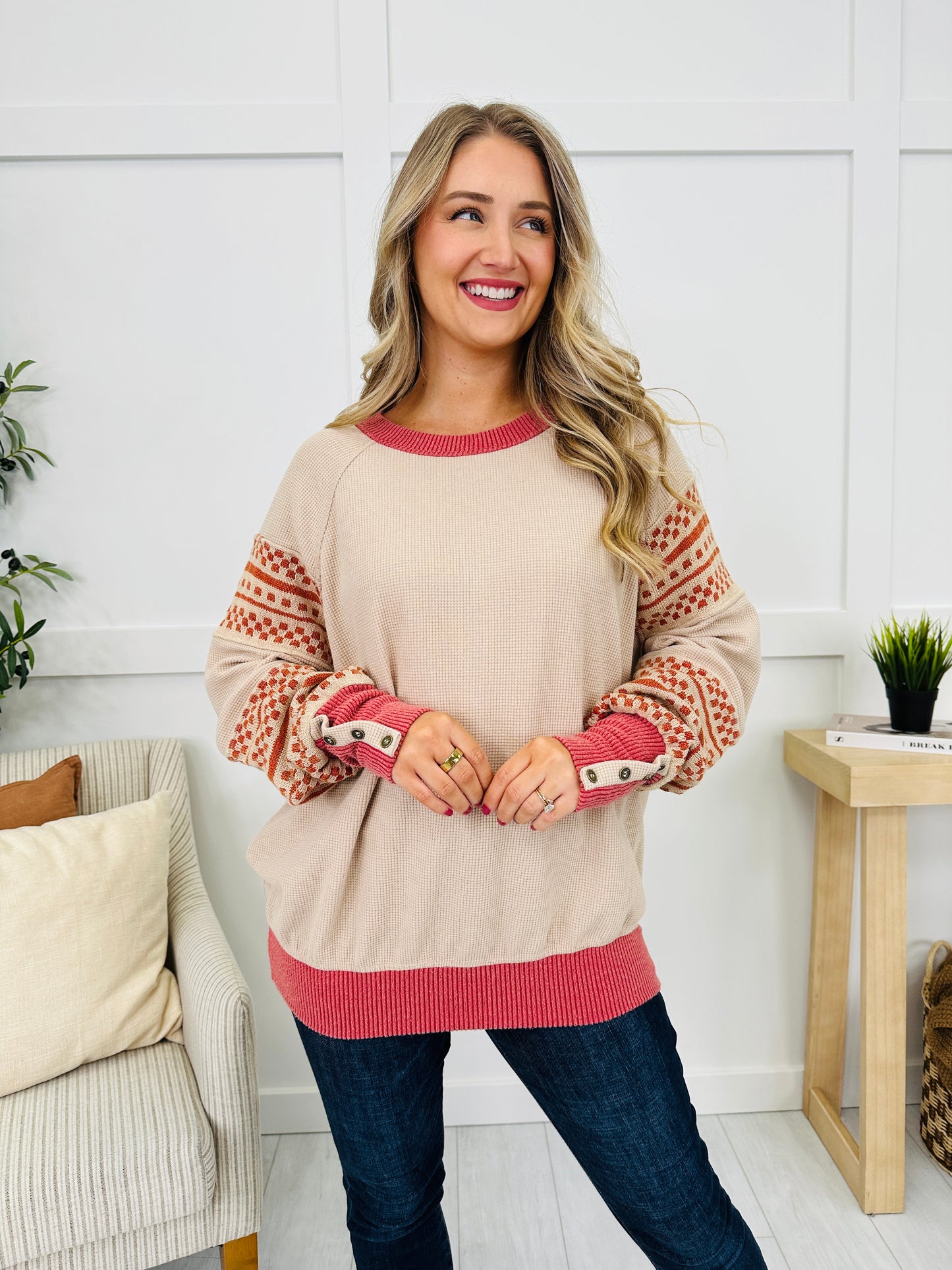 Buttoned Up Memories Pullover