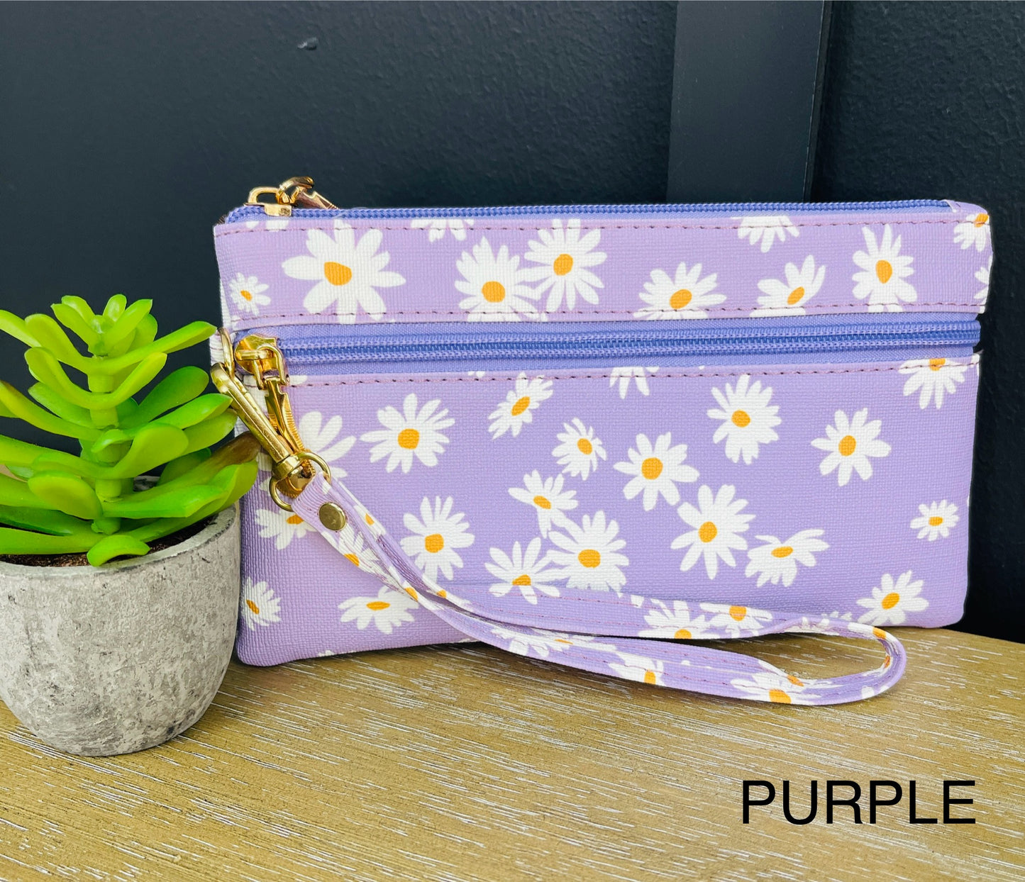 Small Floral Zipper Bag- Multiple Colors!