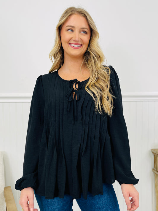 Autumn Avenue Top in Black