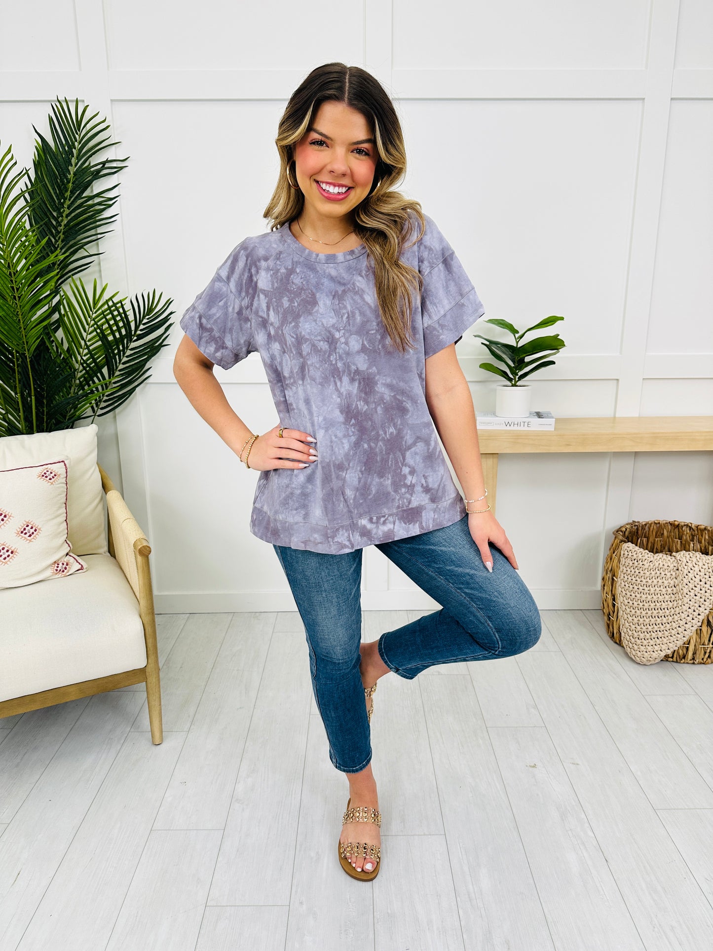Cloud Kissed Top In Grey