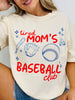 Tired Mom Baseball Club Graphic Tee