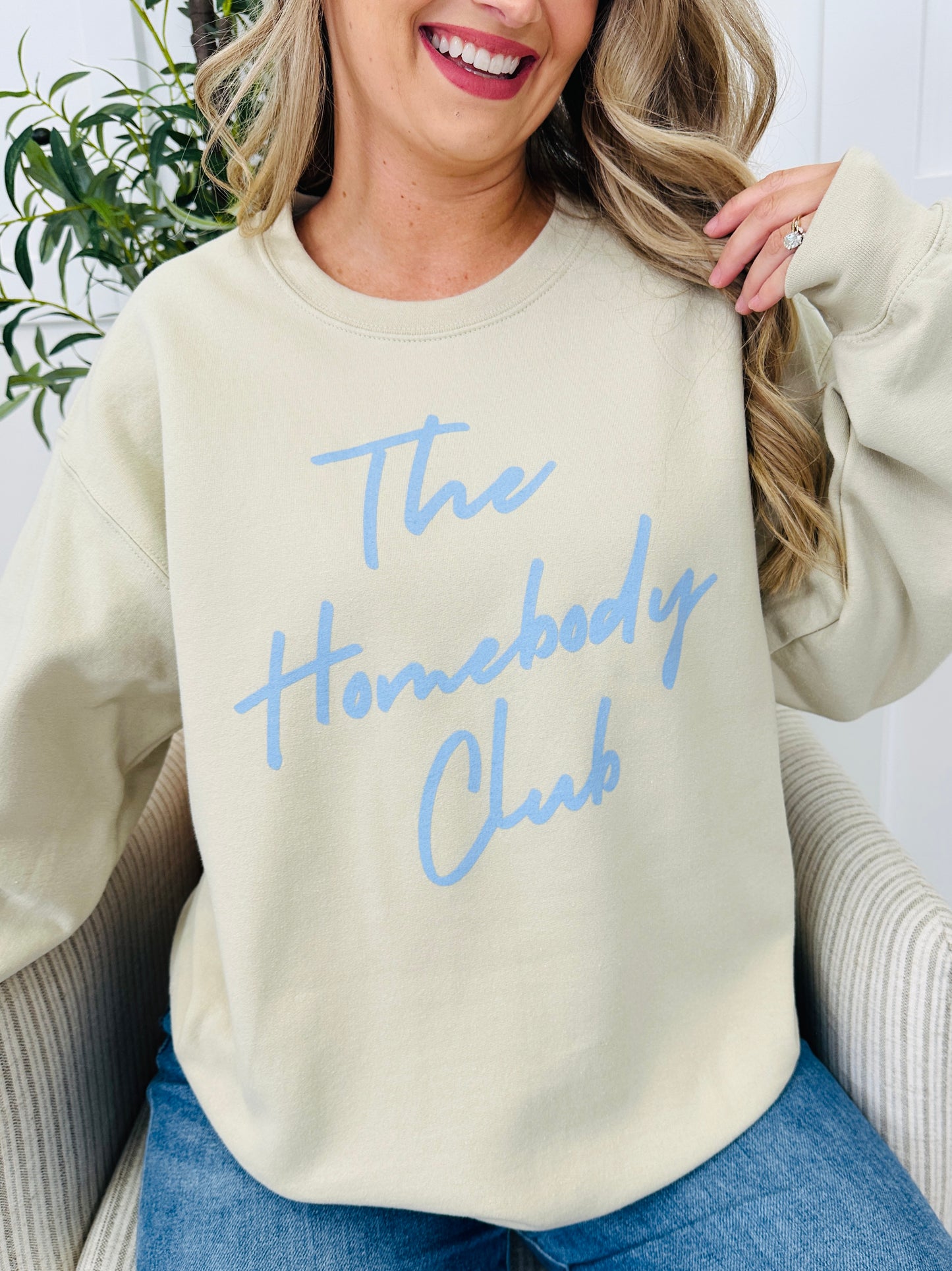 The Homebody Club Graphic Crewneck Sweatshirt--Multiple Colors!
