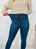 Judy Blue REG/CURVY Pulling Me Back Double Cuff Slim Fit Jeans