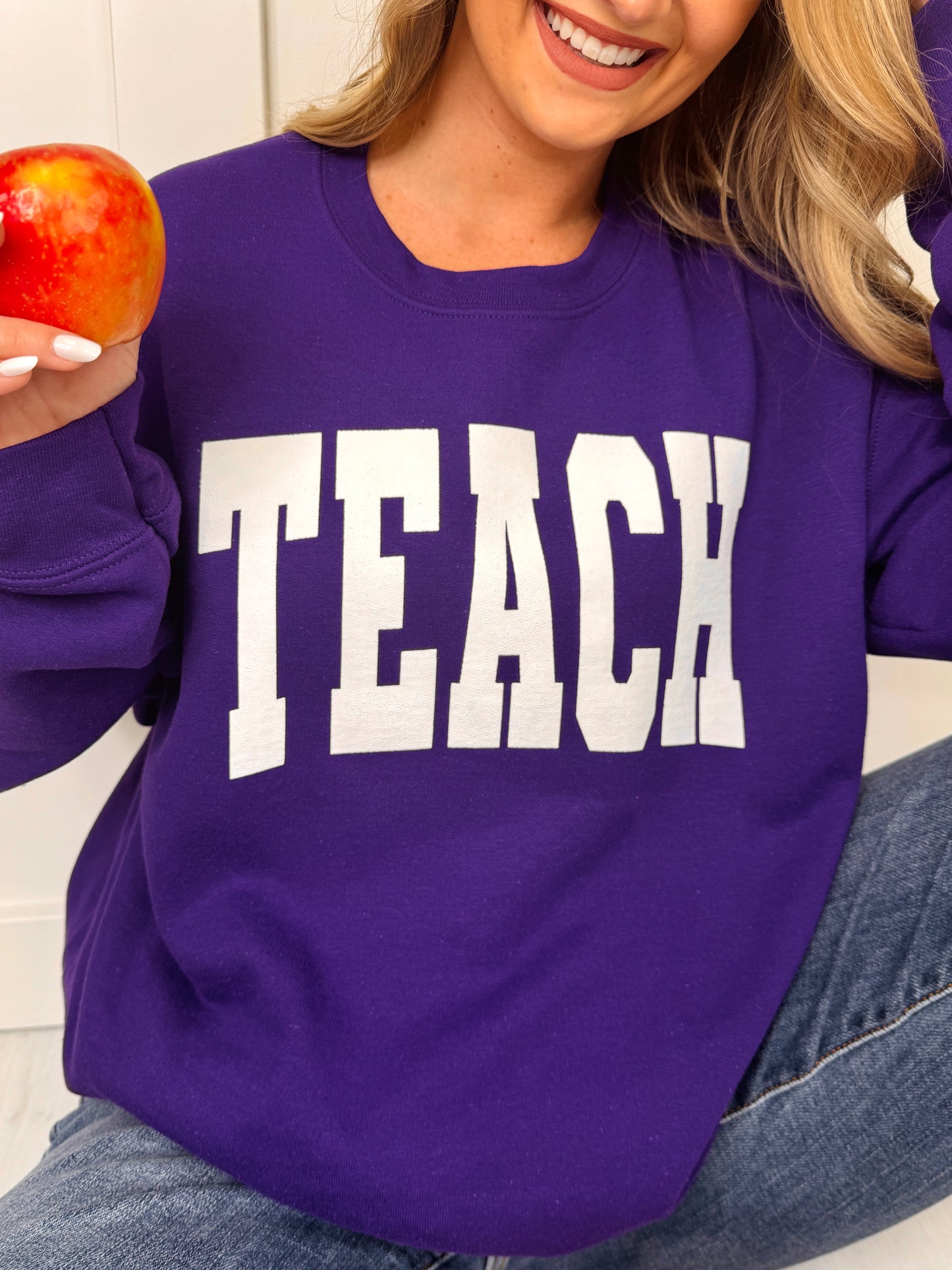 Teach Graphic Sweatshirt--Multiple Colors!