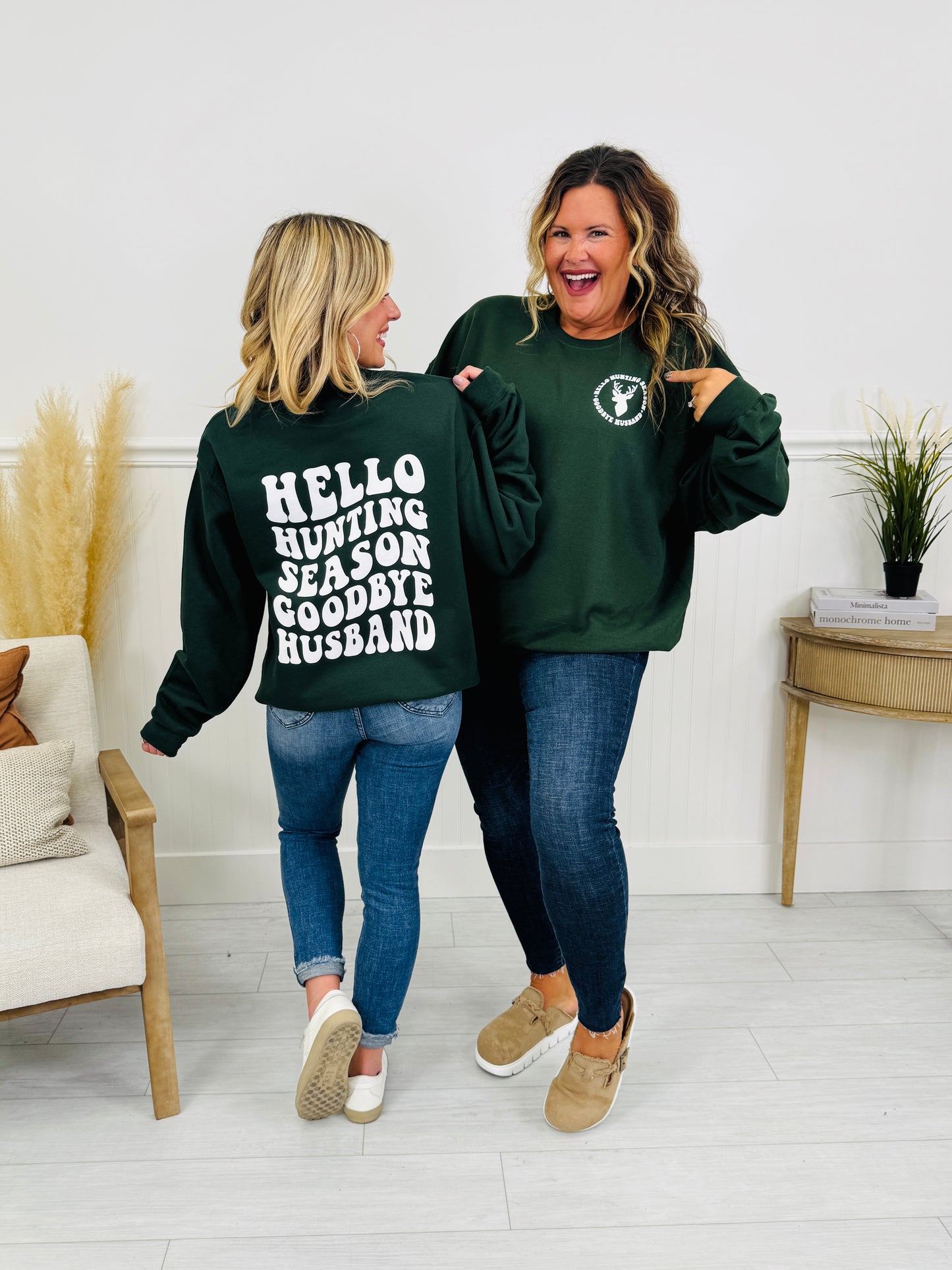 Hello Hunting Season Crewneck Sweatshirt