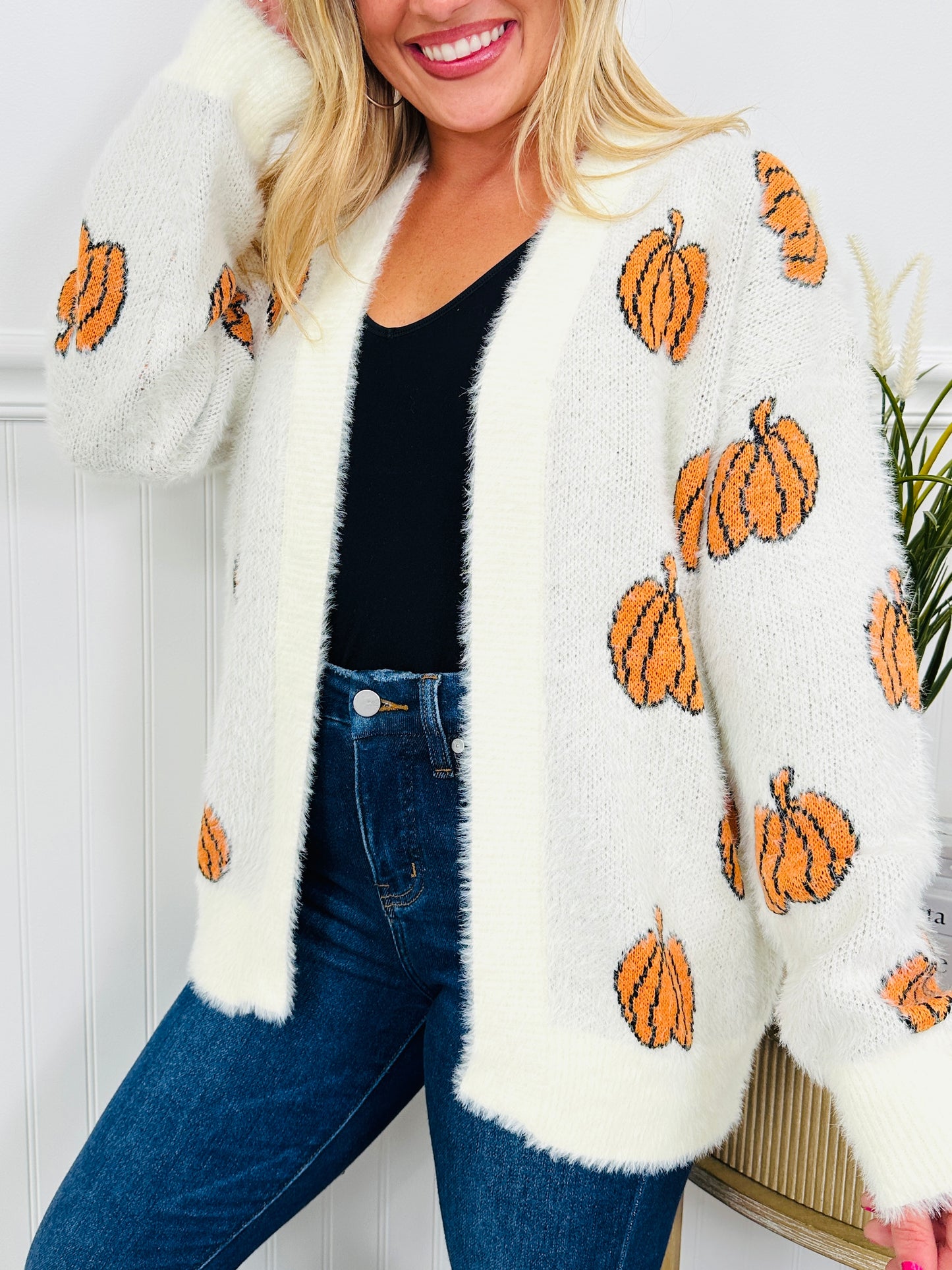 Falling For Pumpkins Cardigan