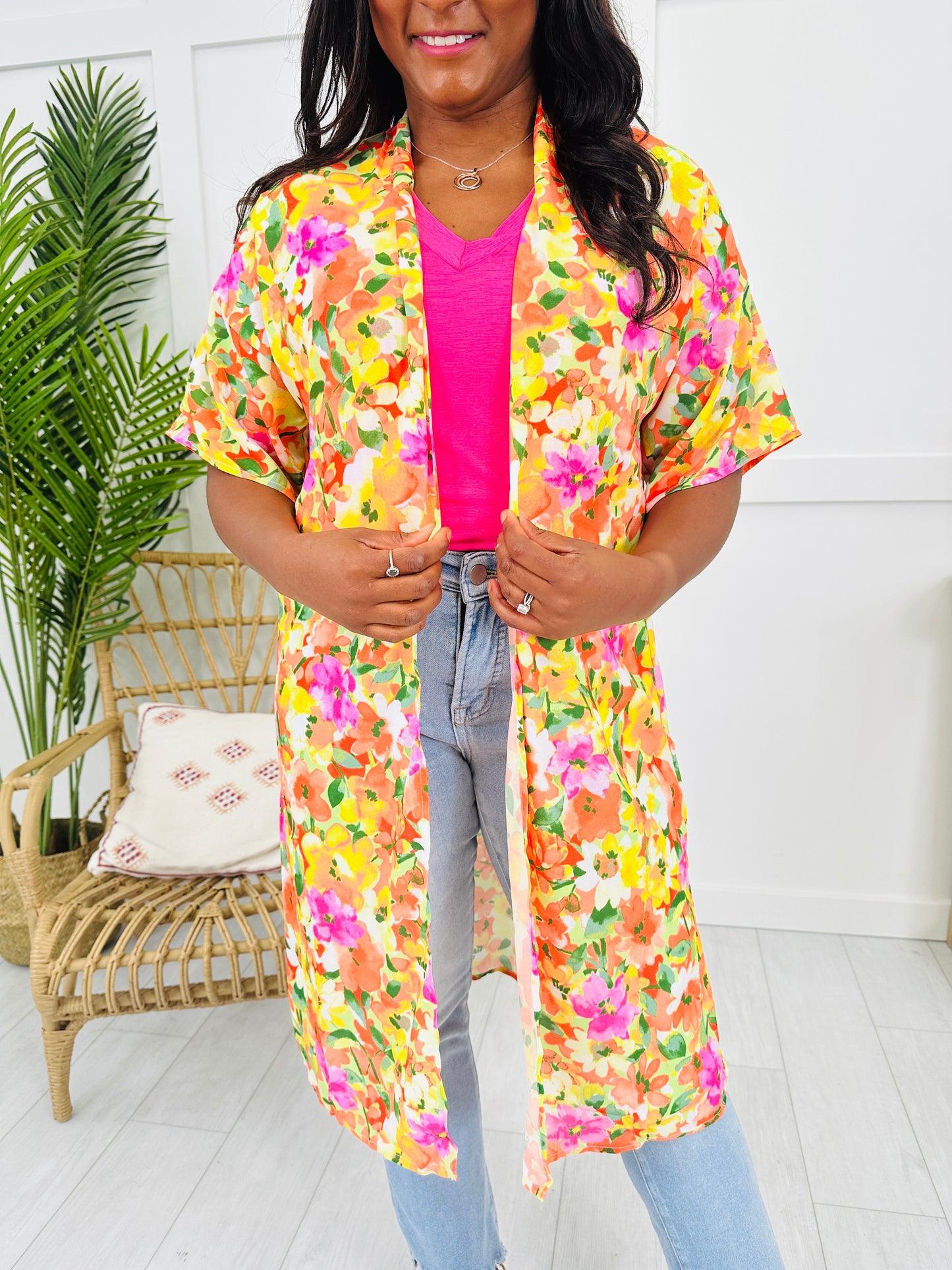 Citrus Sunset Kimono