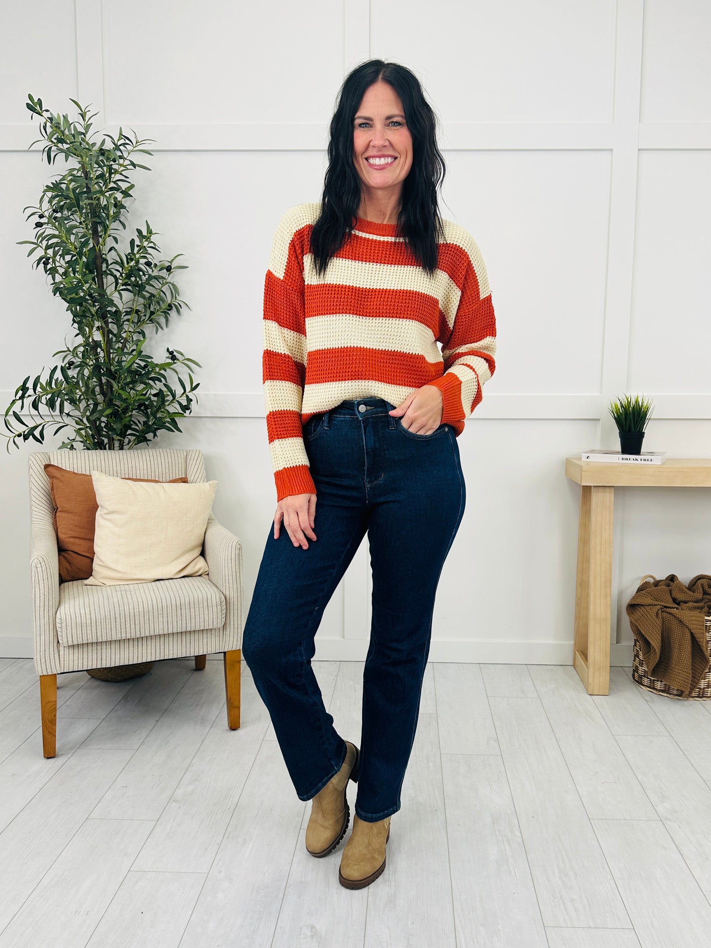 Judy Blue Crazy in Love Tummy Control Straight Leg Jeans