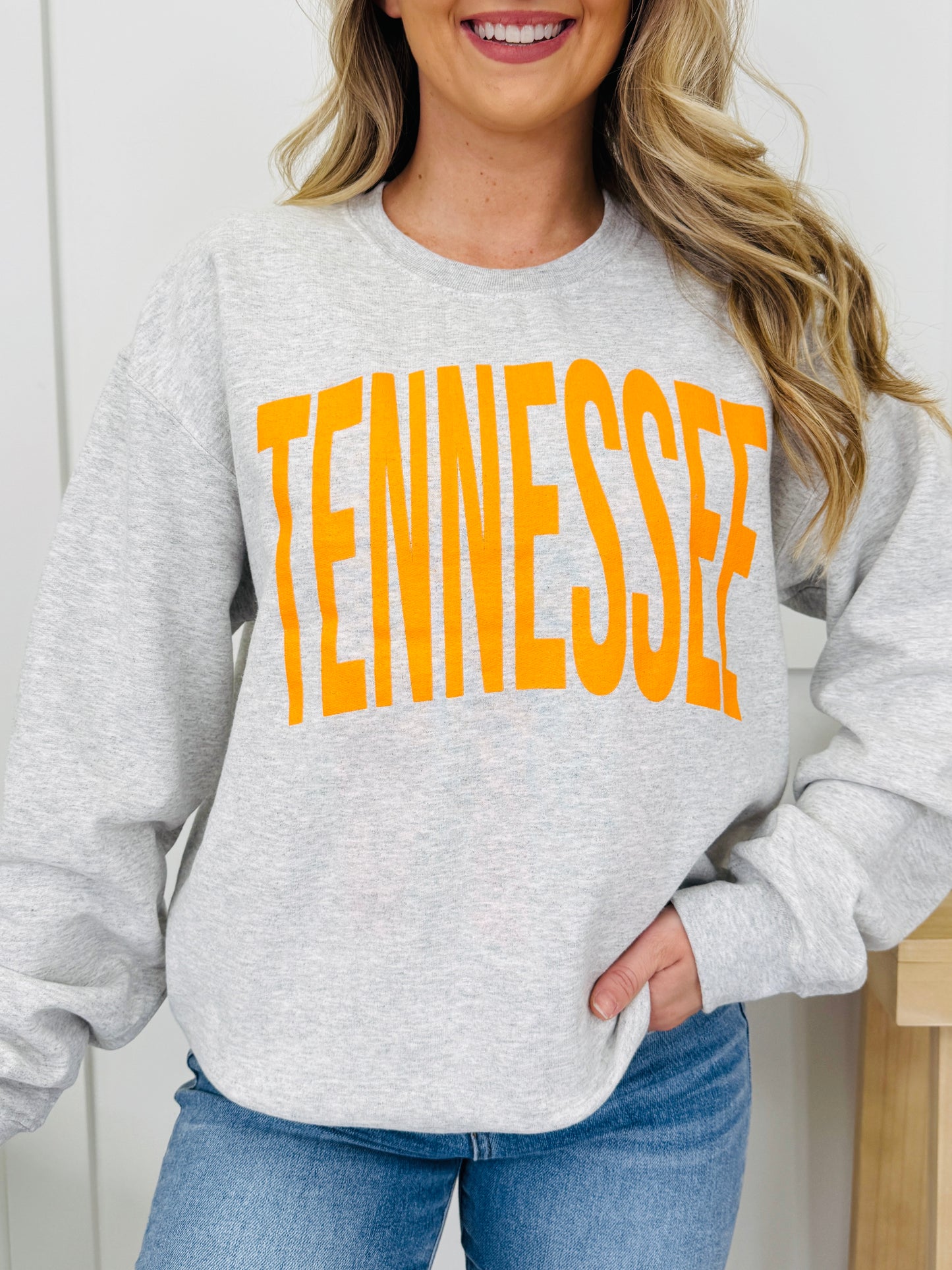 Tennessee Reversible TN Graphic Crewneck Sweatshirt