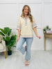 Patchwork Harbor Top In Natural