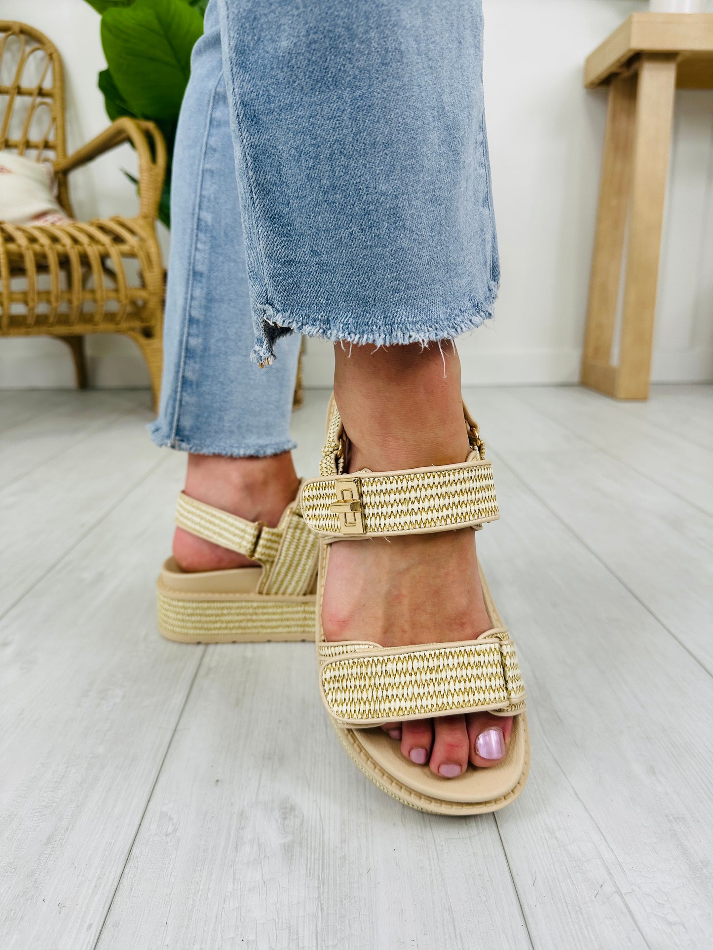 Tropical Weave Sandals