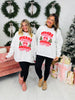 Merry & Happy Always Mock Neck Graphic Sweatshirt