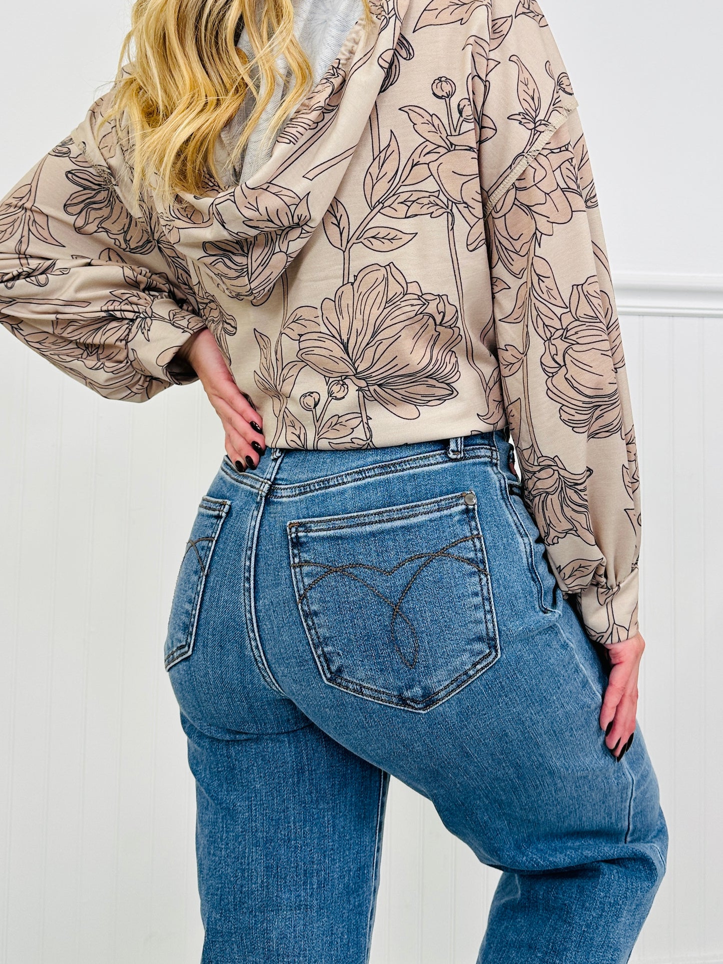 Judy Blue Anything Goes Wide Leg Cropped Jeans