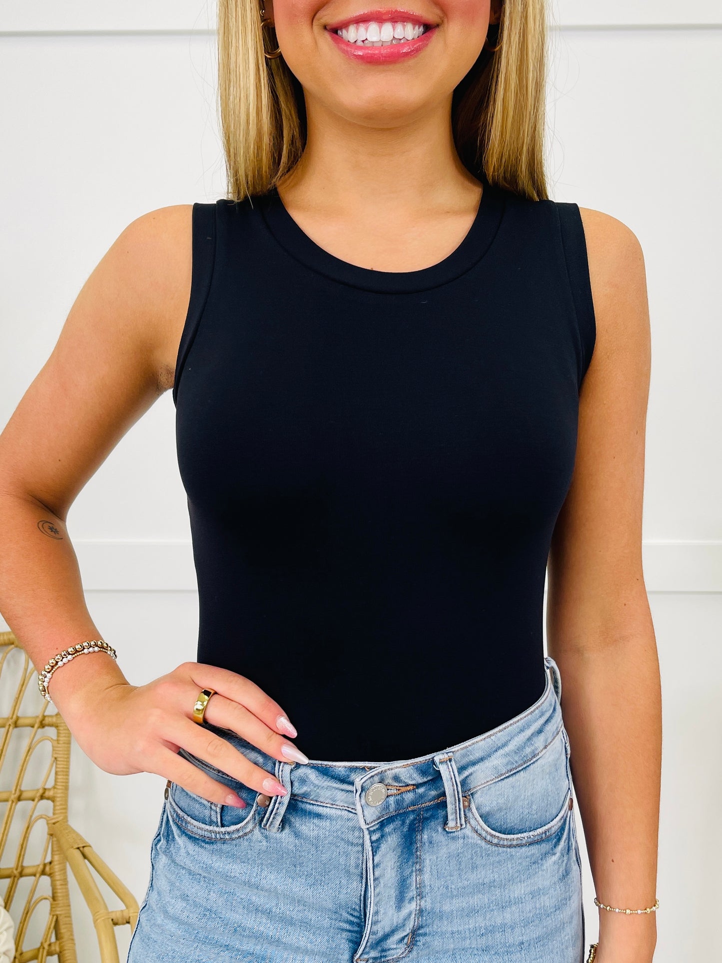 Reversible High Neckline Shapewear Tank Top- Multiple Colors!
