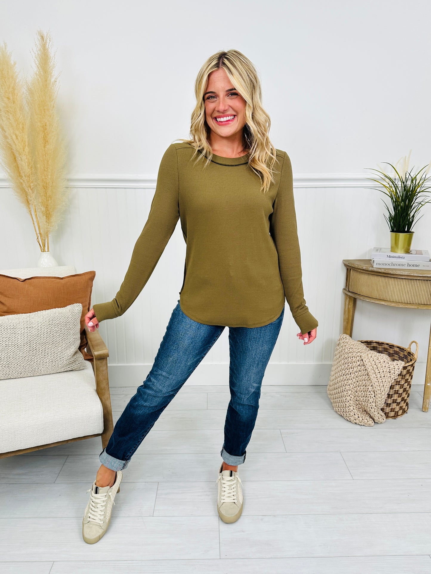 Everyday Essential Long Sleeve Top- Multiple Colors!