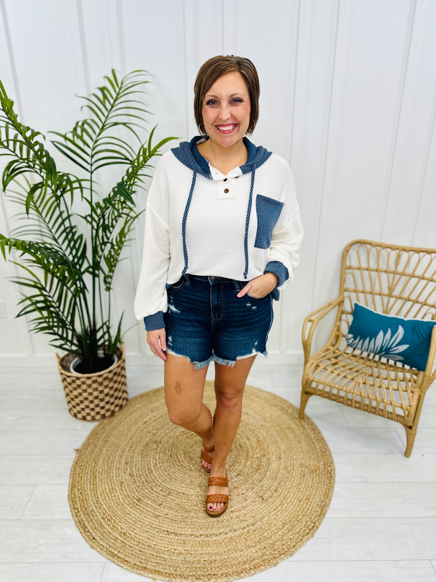 Judy Blue REG/CURVY Magical Summer Half Rigid Shorts