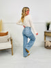 Ride the Retro Wide Leg Retro Tummy Control Jeans