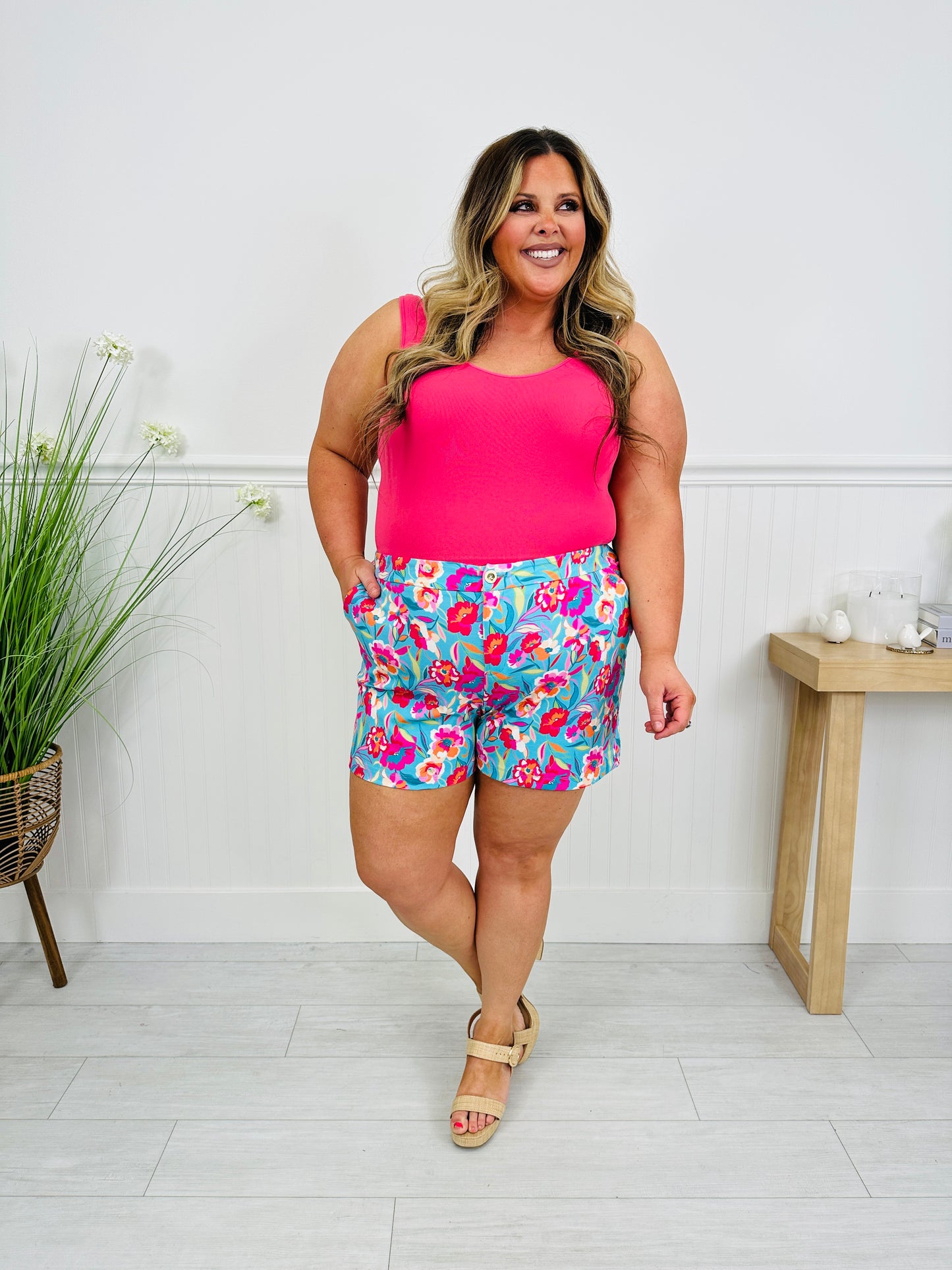 Sweet Summertime Shorts in Naples Print