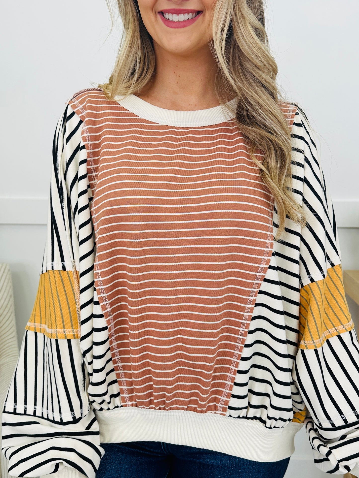 Cider Stripe Mood Pullover