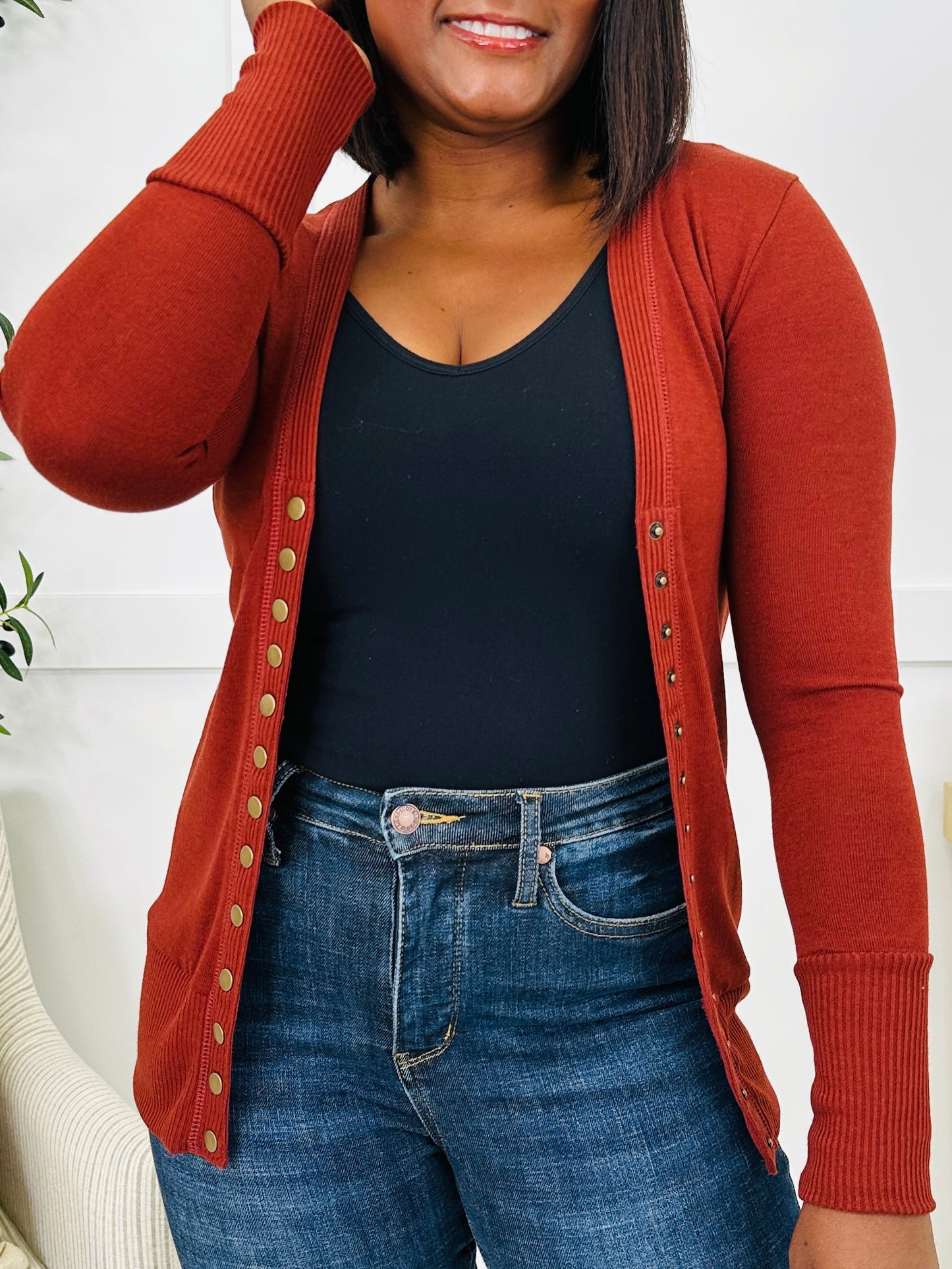 DOORBUSTER! Snap Decision Cardigan- Multiple Colors!