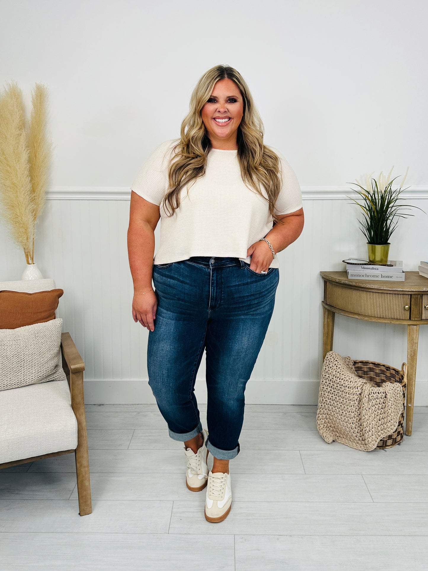 Judy Blue Plus/Reg Simply Perfect Non Distressed Slim Fit Jeans