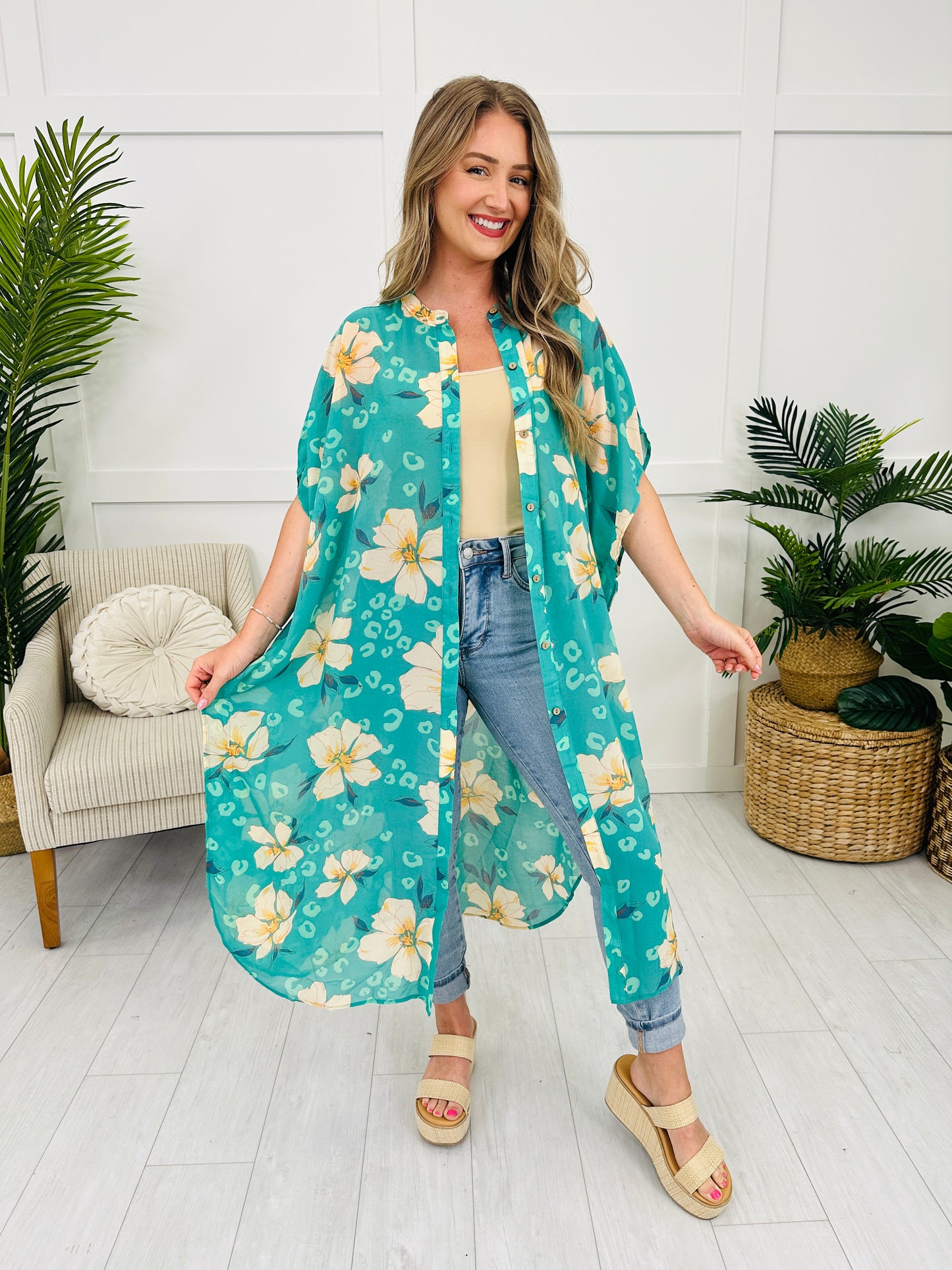 Wildflower Waves Kimono