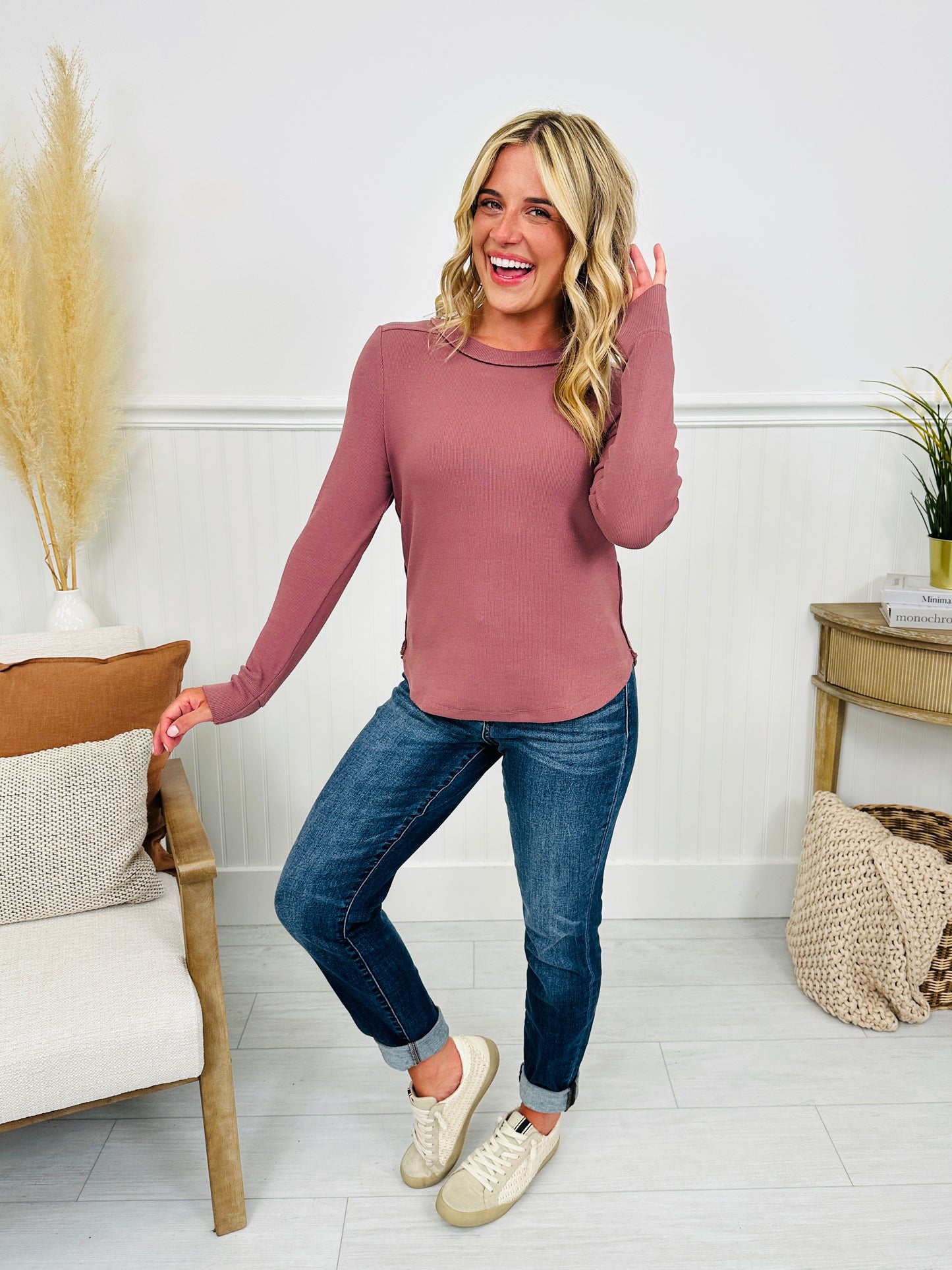 Everyday Essential Long Sleeve Top- Multiple Colors!