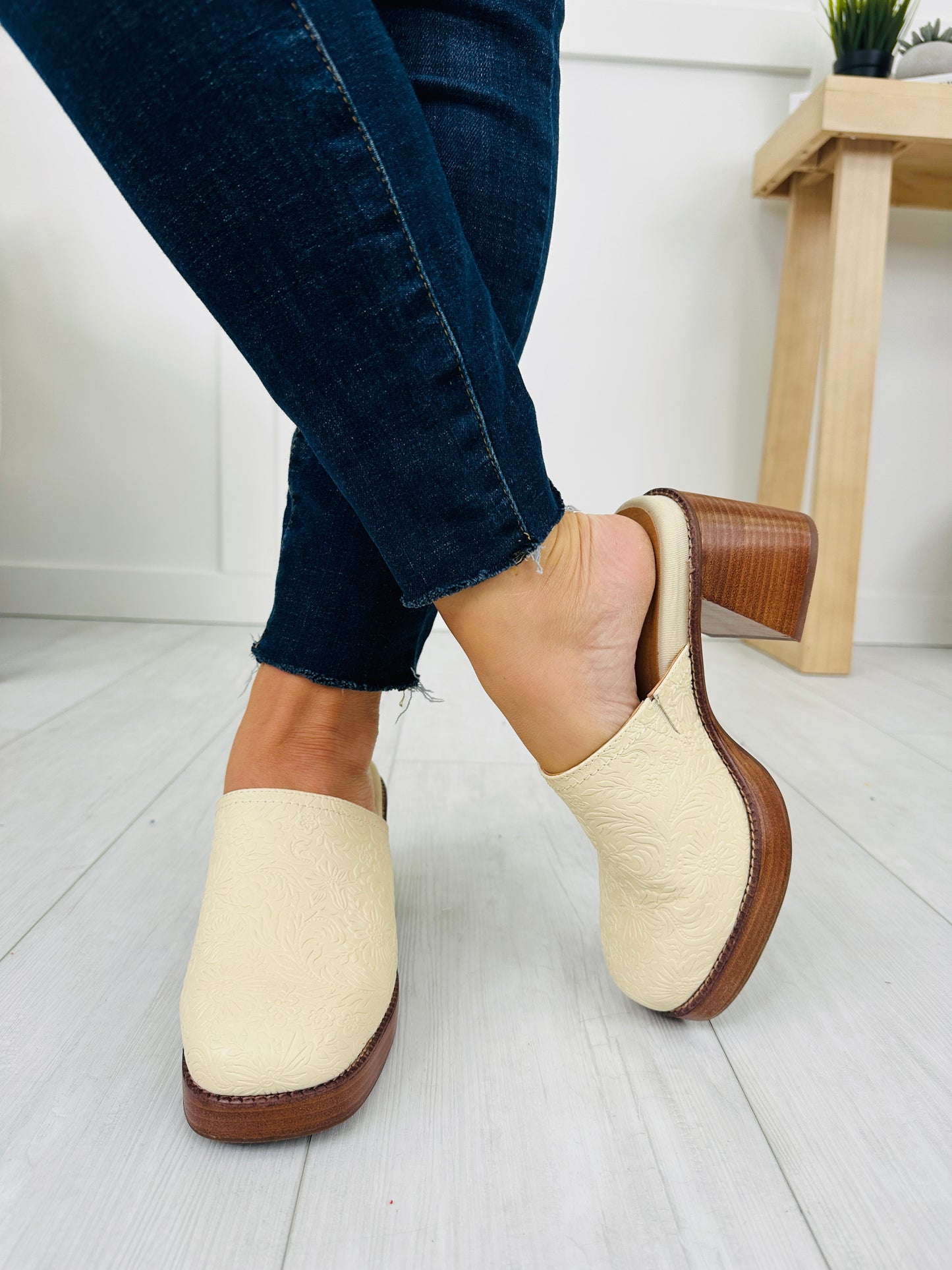 Step Into Forever Clogs in Ivory