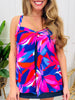 The Mackenzie Tankini Top in Aurora