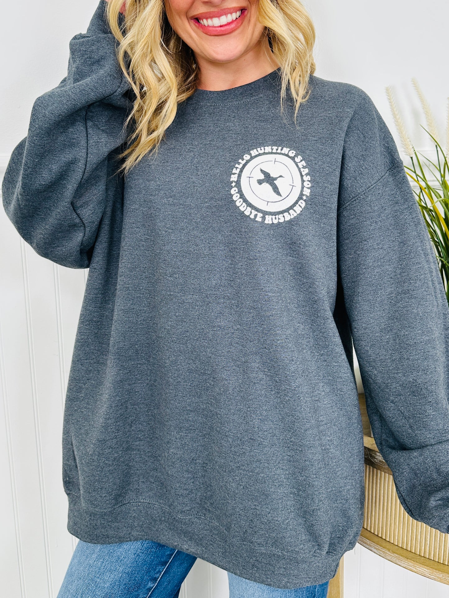 Hello Hunting Season Crewneck Sweatshirt-Multiple Colors!