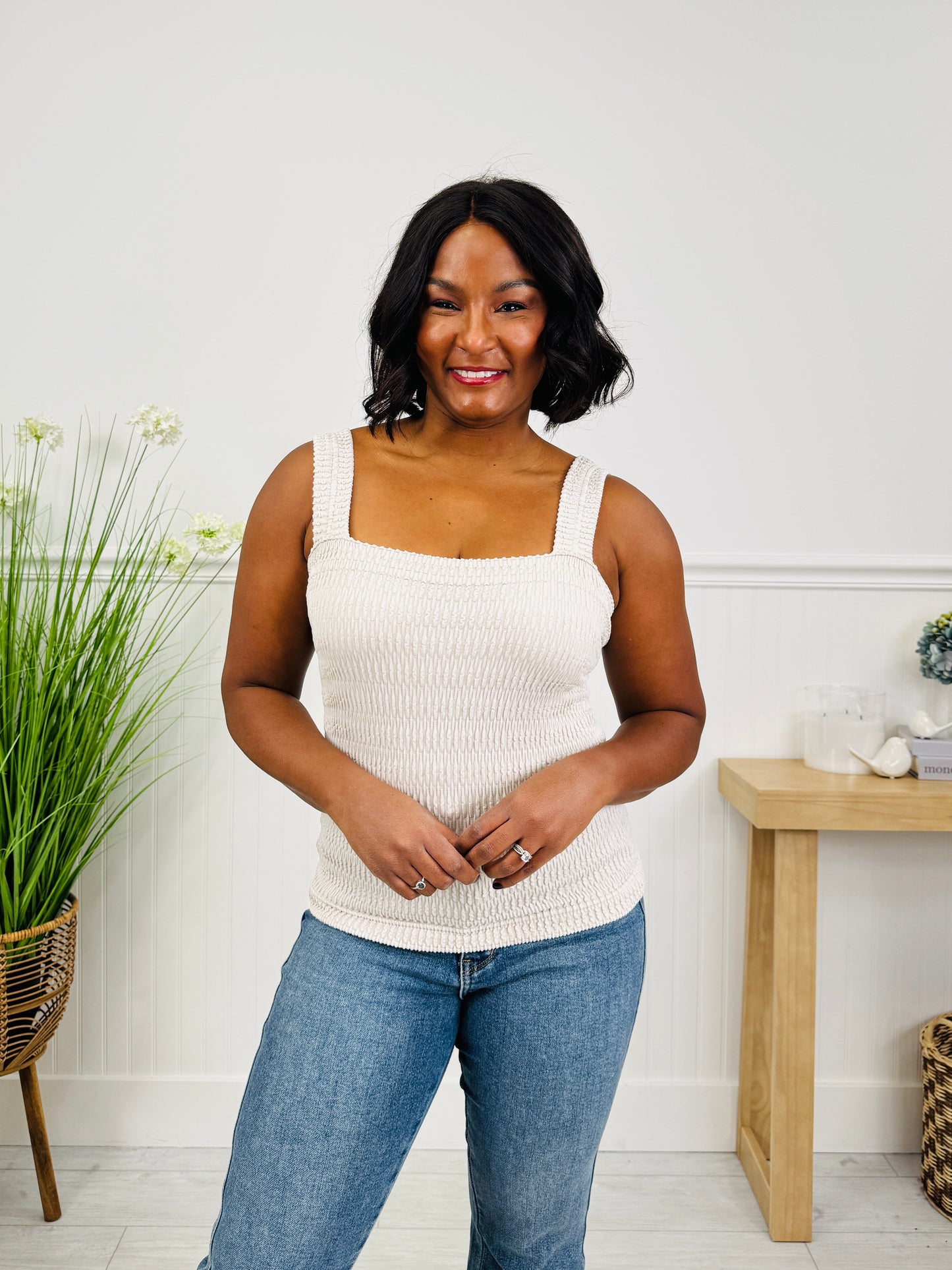 Smocked Sweetheart Top In Multiple Colors