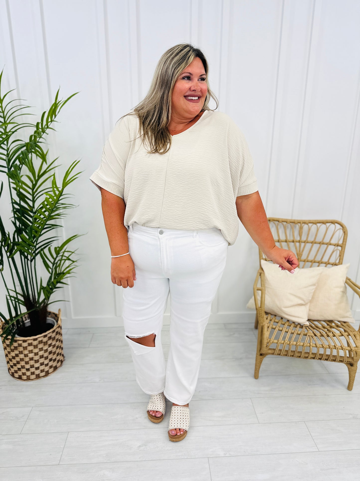 Risen REG/CURVY Come Clean Relaxed Straight Fit Jeans