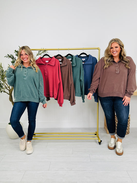 Relaxed Routine Pullover In Multiple Colors
