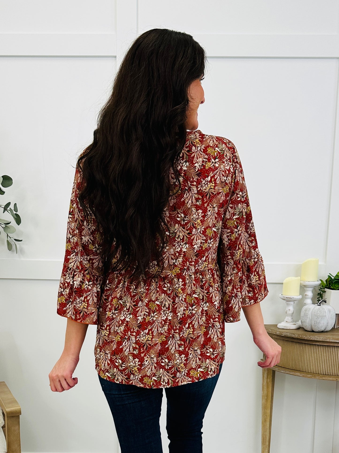 The Blooming Days Top In Rust