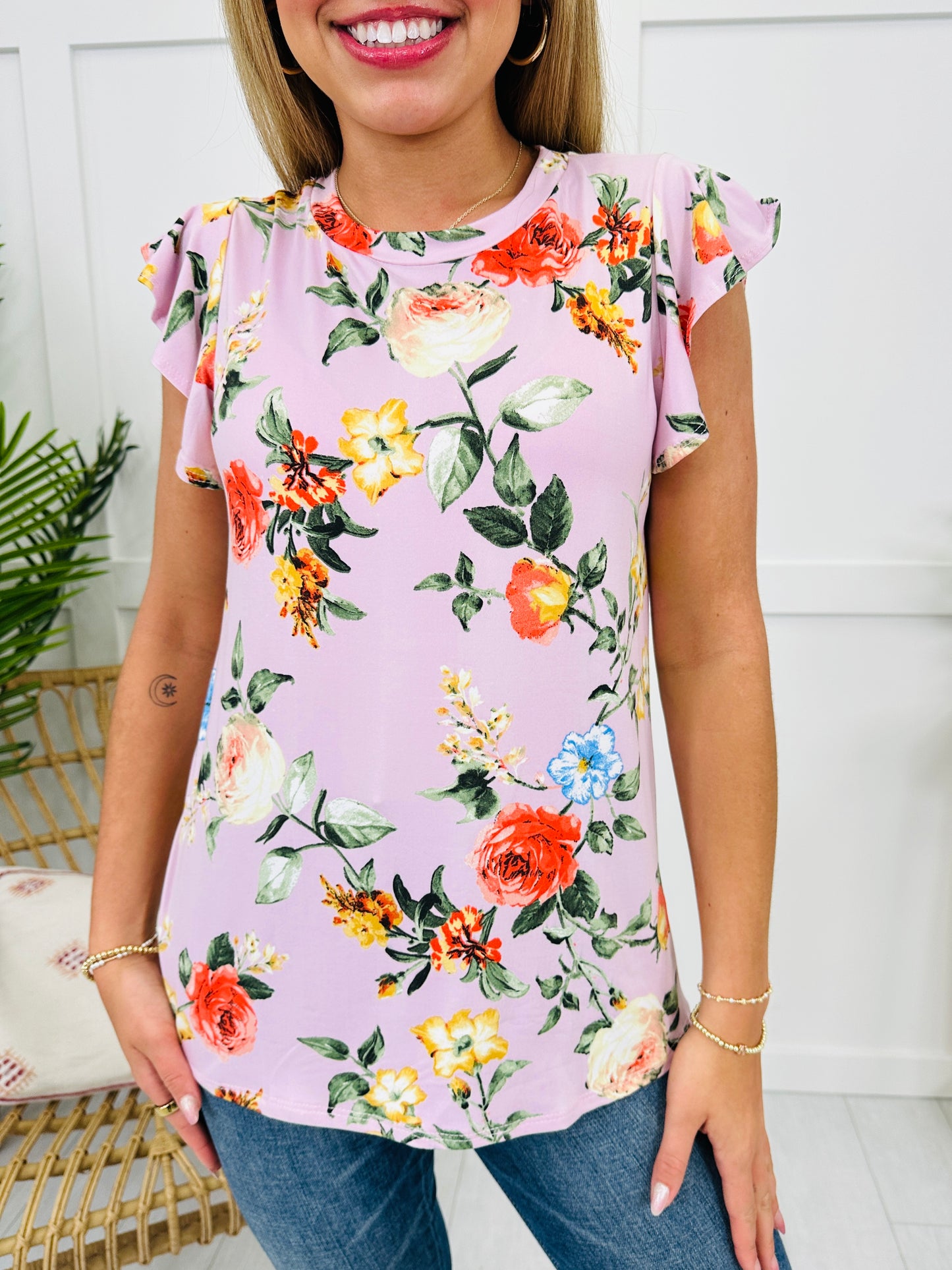Romantic Blooms Top