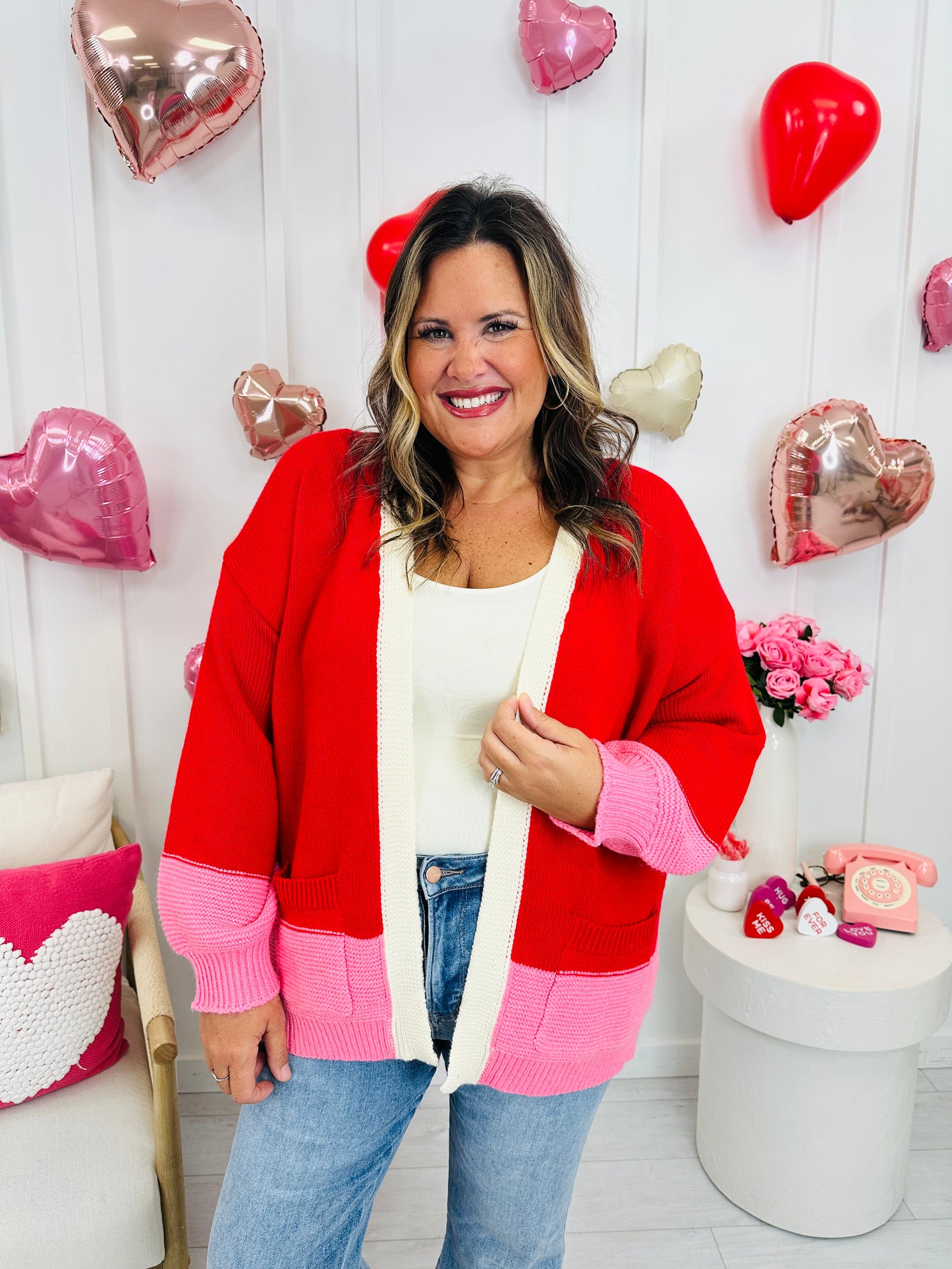 Crushing On Colorblock Cardigan