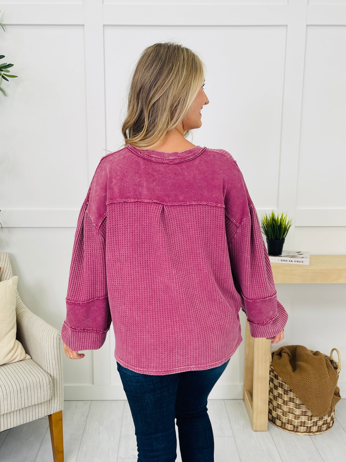 The Edge Edit Top in Mulberry
