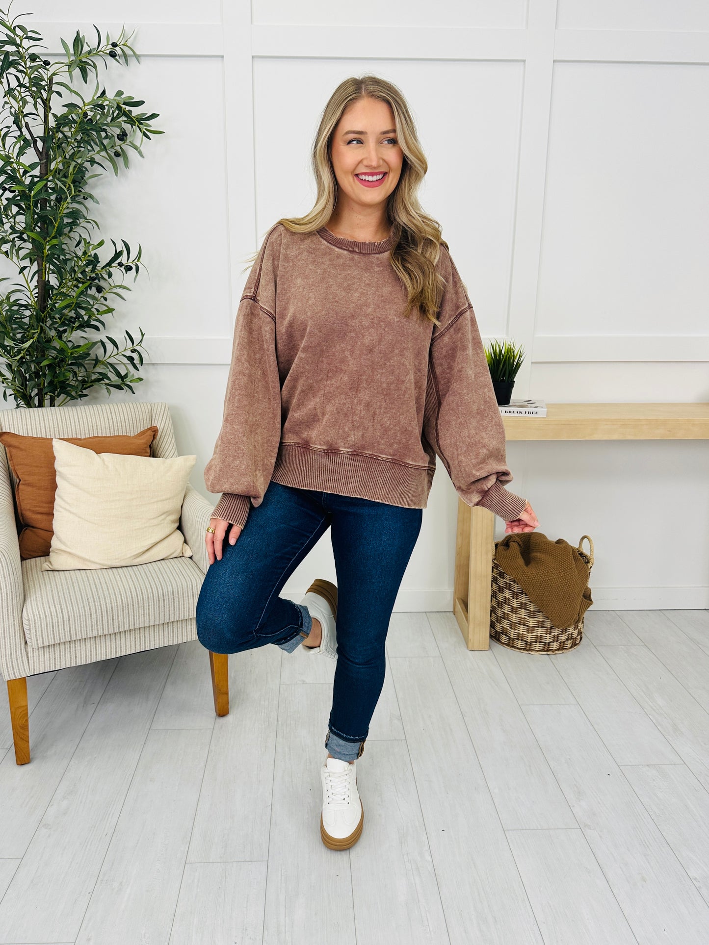 Fade Into Cozy Pullover- Multiple Colors!