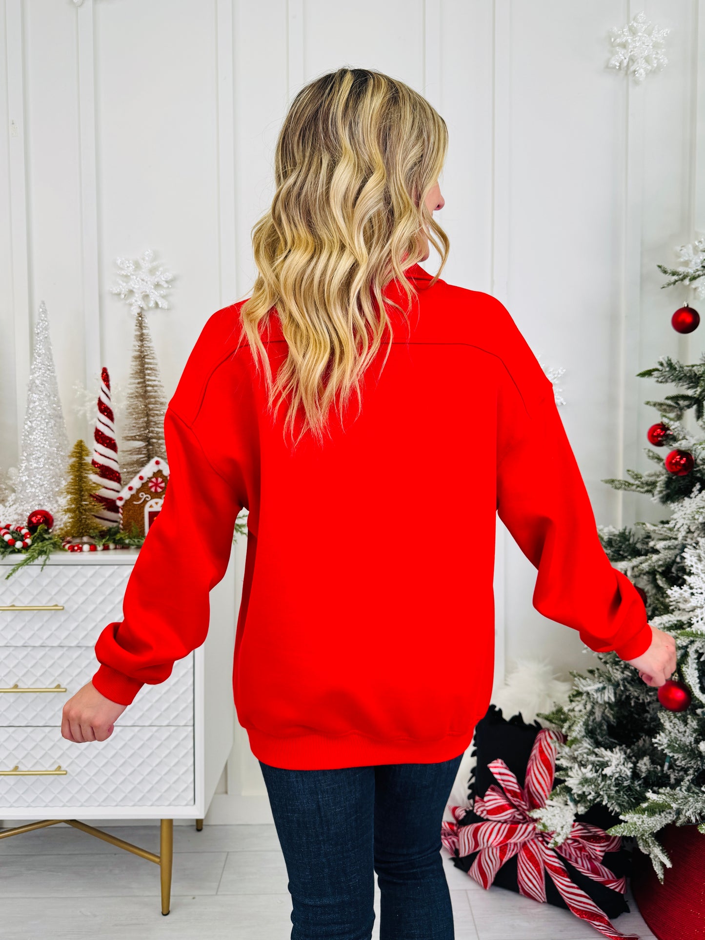 MOCO Exclusive Super Scuba Pullover In Red