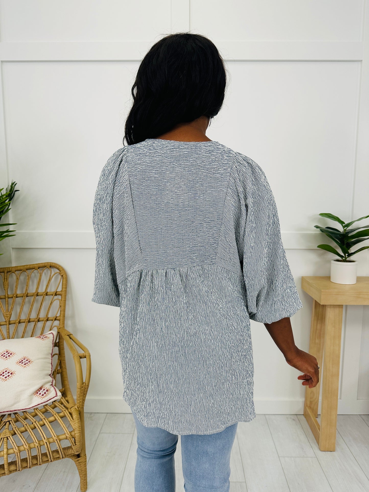 Soft Sophistication Top in Navy
